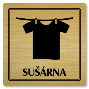 Sušárna, 148x148mm, zlatá, Utah